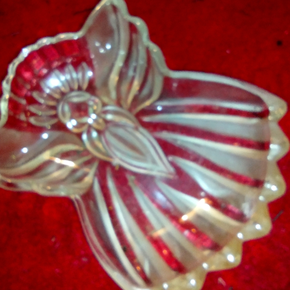 Crystal Angel dish you can use for any holiday birthday Christmas or for decor